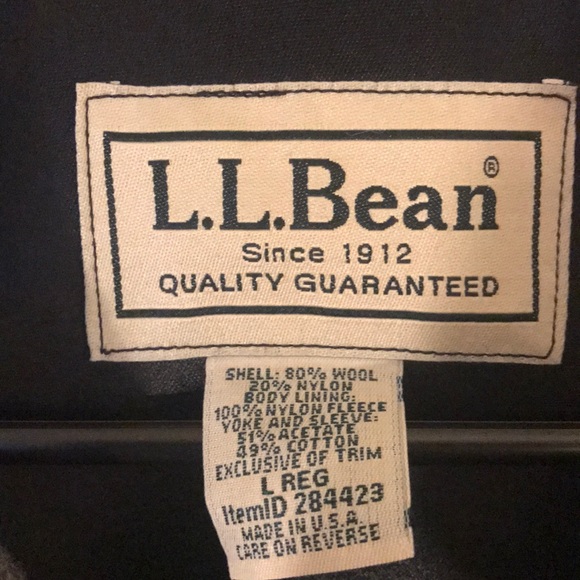 L.L. Bean men’s pea coat - Picture 4 of 4